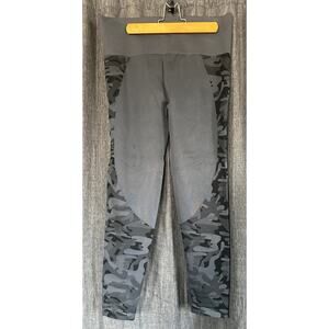 Zyia Active Gray Black Camo Performance Hi-Rise Seamless